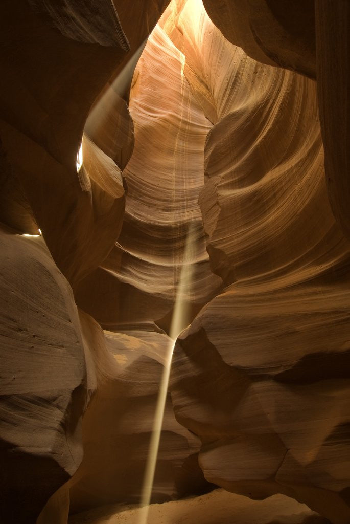 Detail of Sunbeam in Antelope Canyon by Corbis