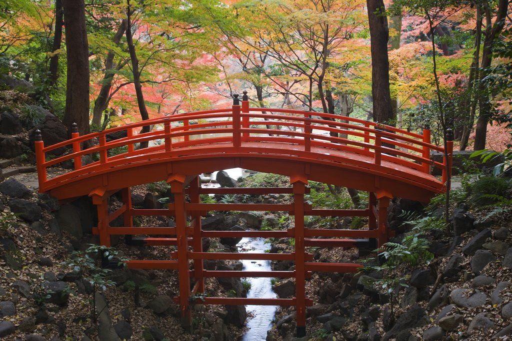 Detail of Tsutenkyo Bridge by Corbis