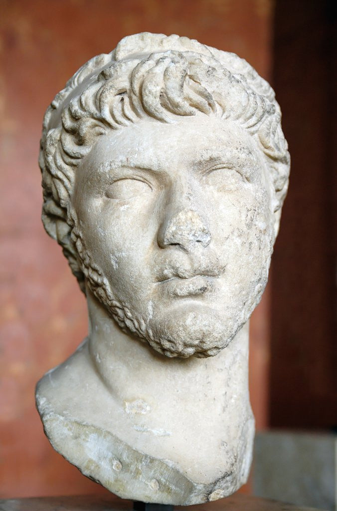 Detail of Bust of Ptolemy of Mauretania by Corbis