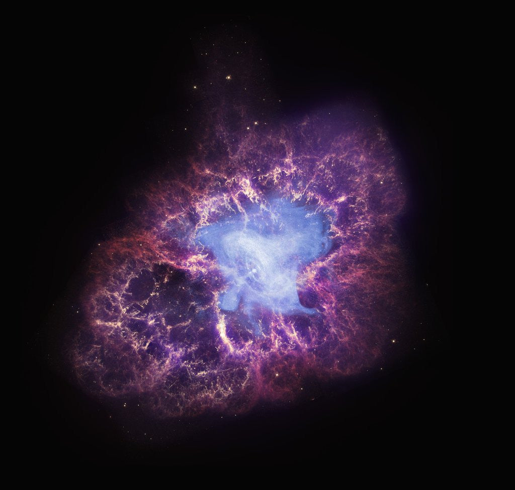 Detail of Neutron Star at the center of the Crab Nebula by Corbis