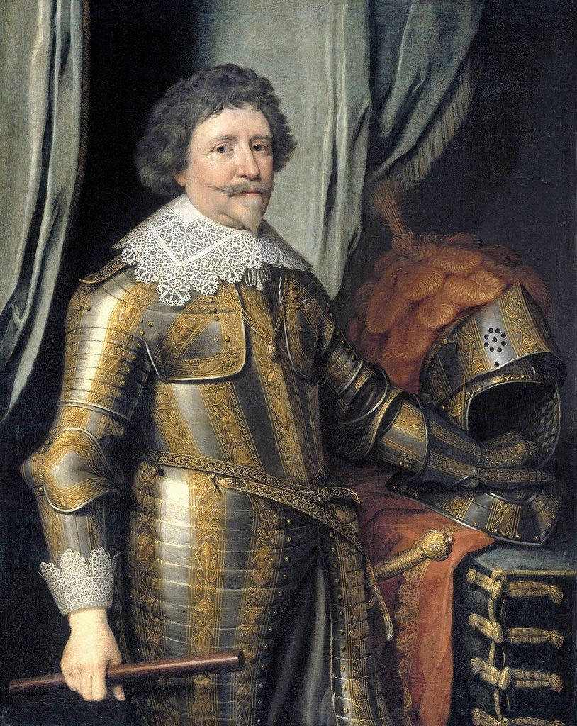 Detail of Portrait of Frederick Henry, Prince of Orange by Workshop of Michiel Jansz. van Mierevelt by Corbis