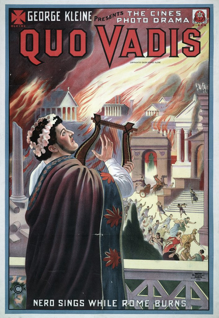 Quo Vadis movie poster posters & prints by Corbis