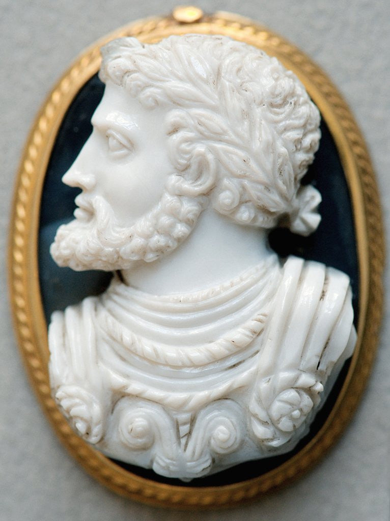 Detail of Cameo of Charles V, Holy Roman Emperor by Corbis