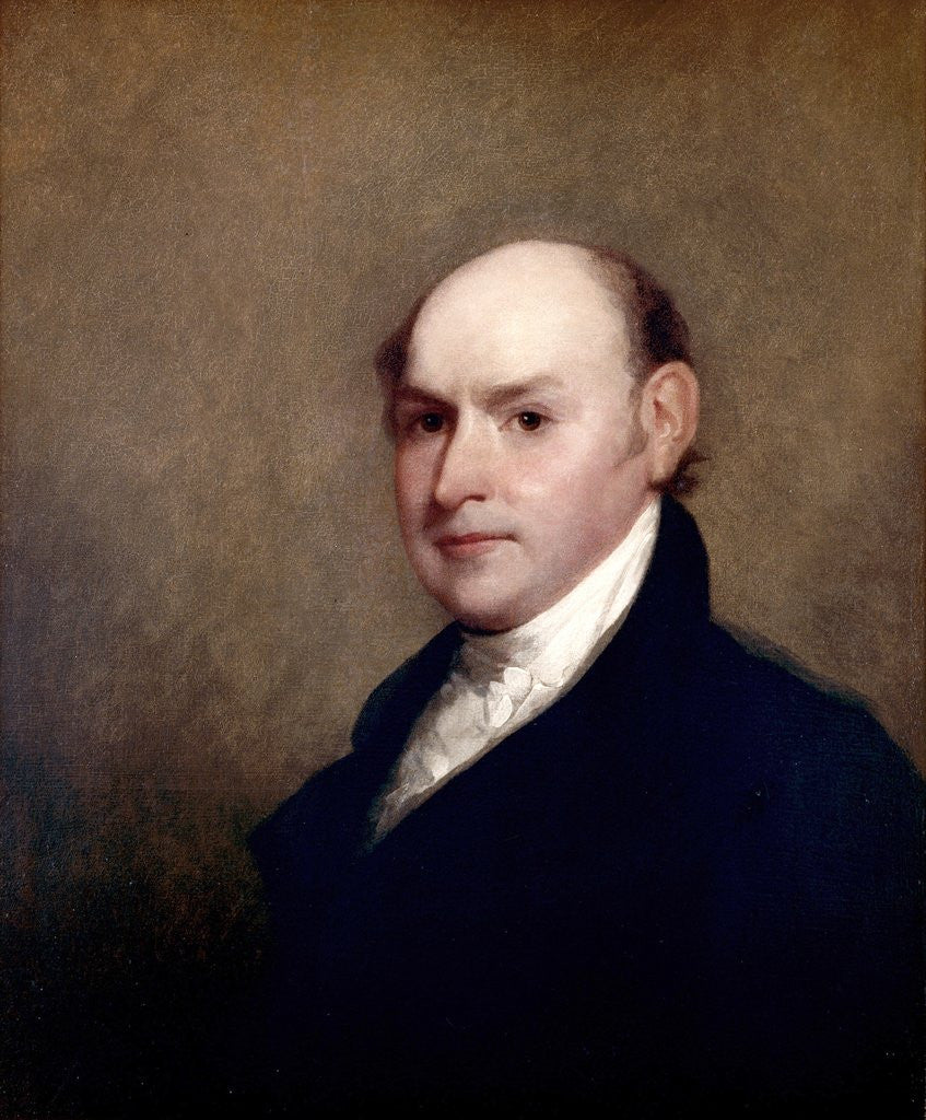 Detail of John Quincy Adams by Gilbert Stuart