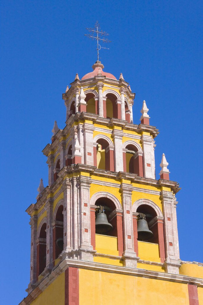 Detail of Bell tower of Nuestra Senora de Guanajuato by Corbis