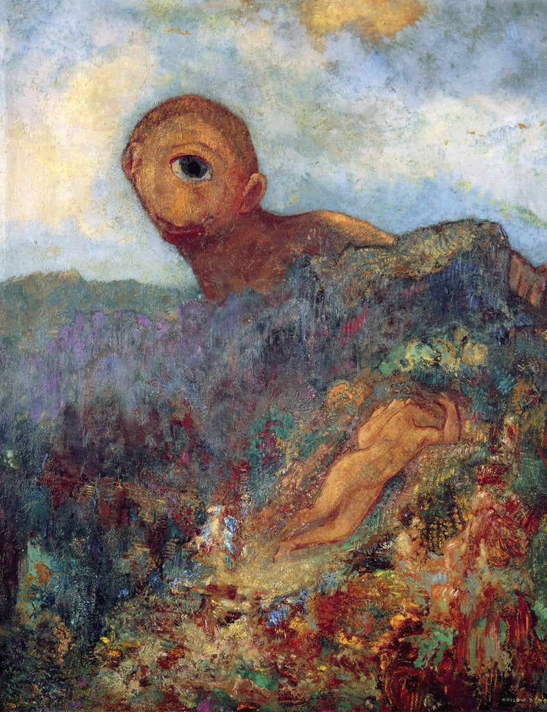 Detail of The Cyclops by Odilon Redon