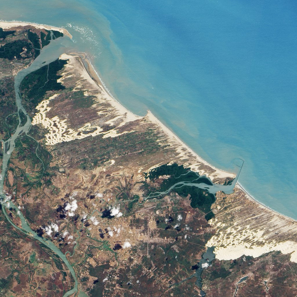 Detail of Sand Dunes in Lençóis Maranhenses National Park by Corbis