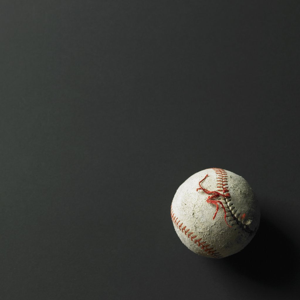 Detail of A baseball by Corbis