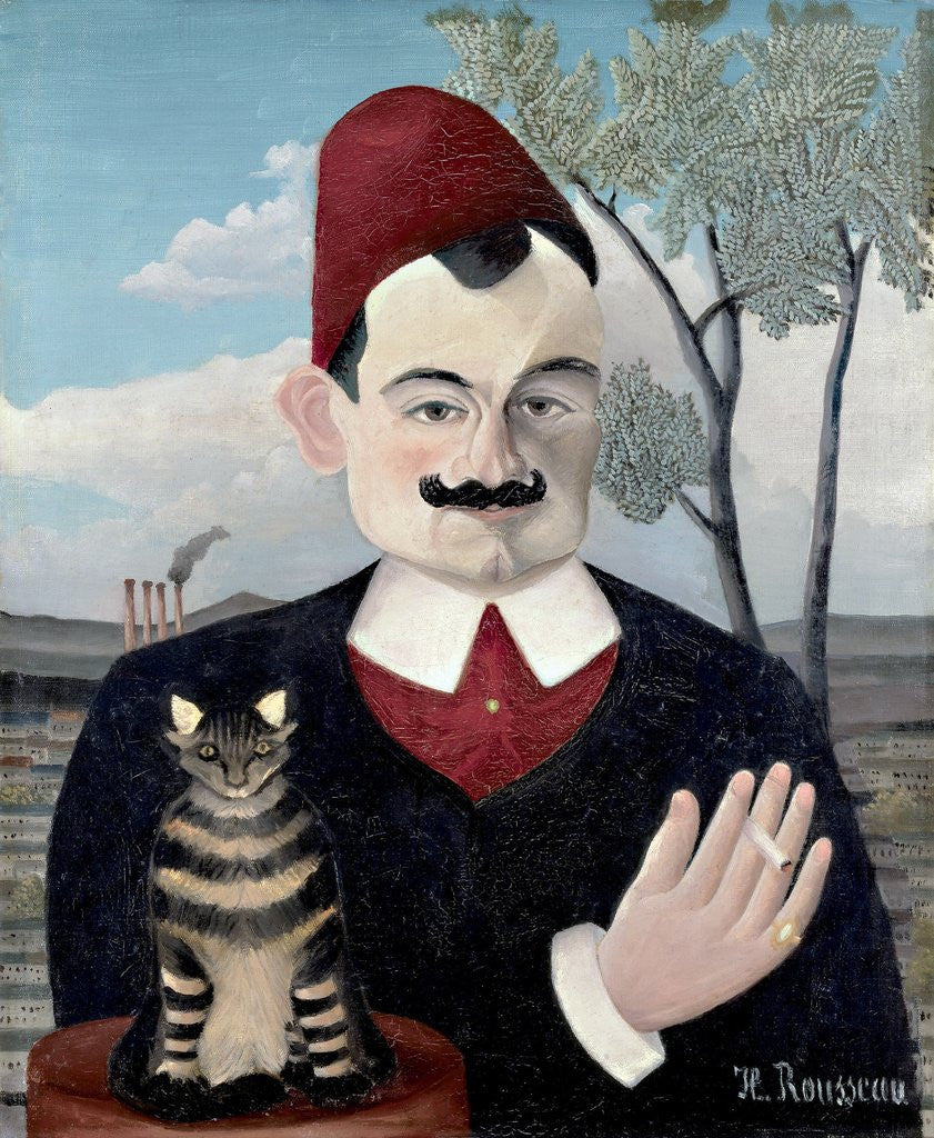 Detail of Portrait of Monsieur X (Pierre Loti) by Henri Rousseau