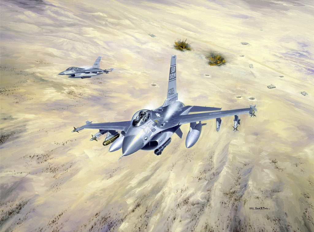 Detail of American fighter jets during Desert Storm by Corbis