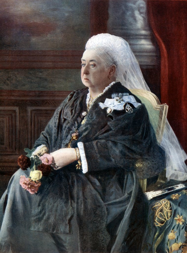 Detail of Portrait of Queen Victoria by Corbis