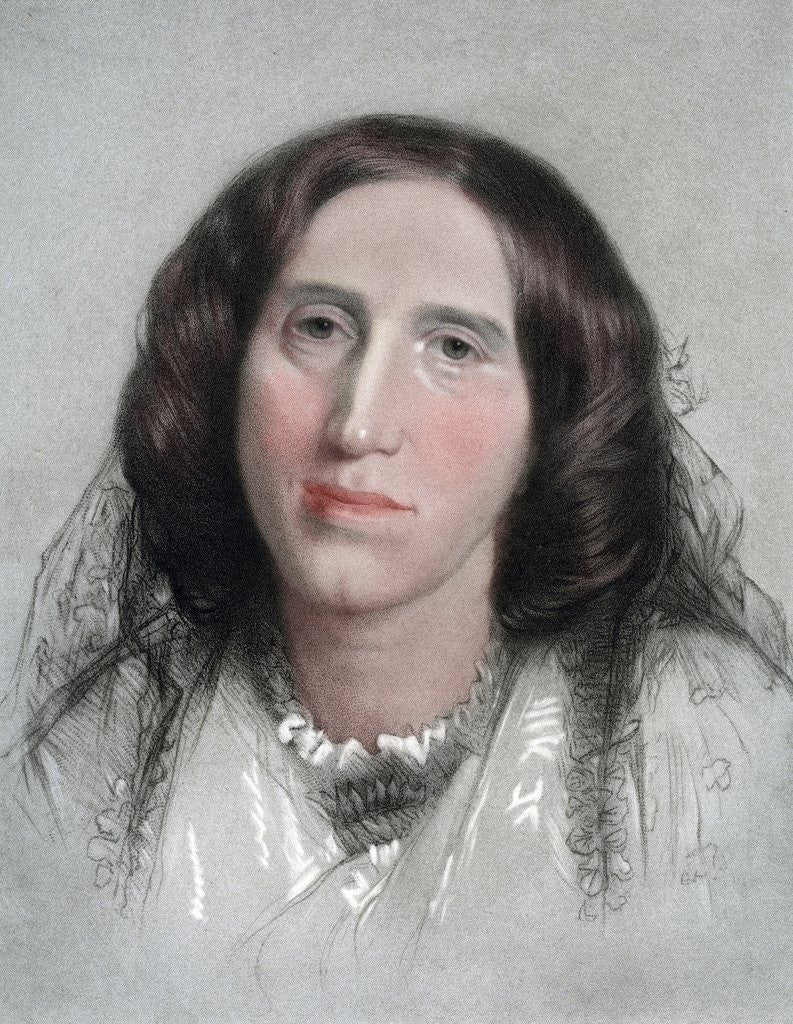 Detail of George Eliot by Corbis