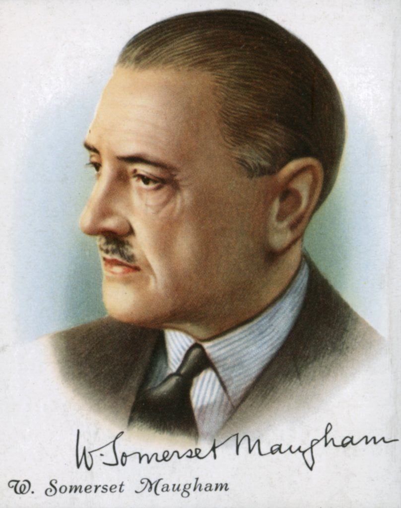 Detail of William Somerset Maugham by Corbis