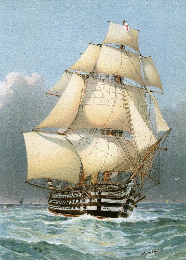 Detail of HMS 'Victoria' by Corbis