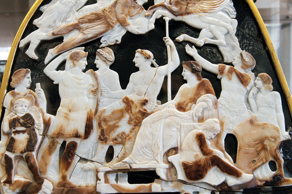 Detail of Detail of the Great Cameo of France by Corbis