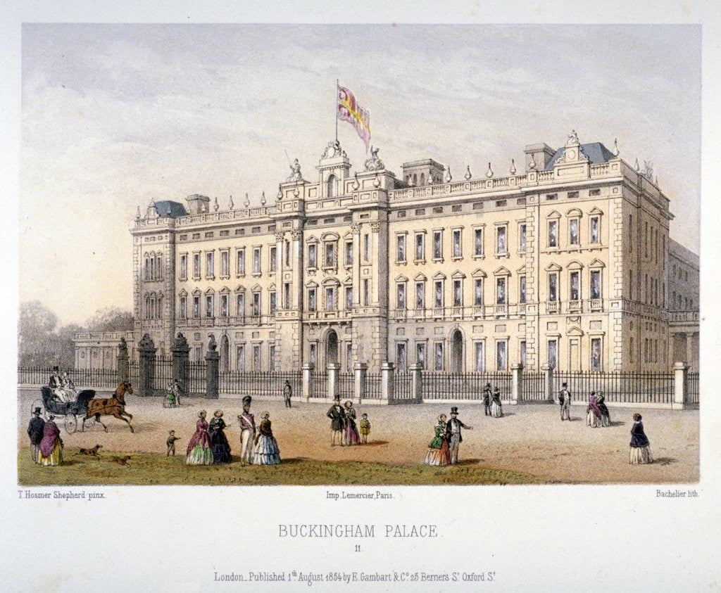 Detail of Buckingham Palace by Corbis