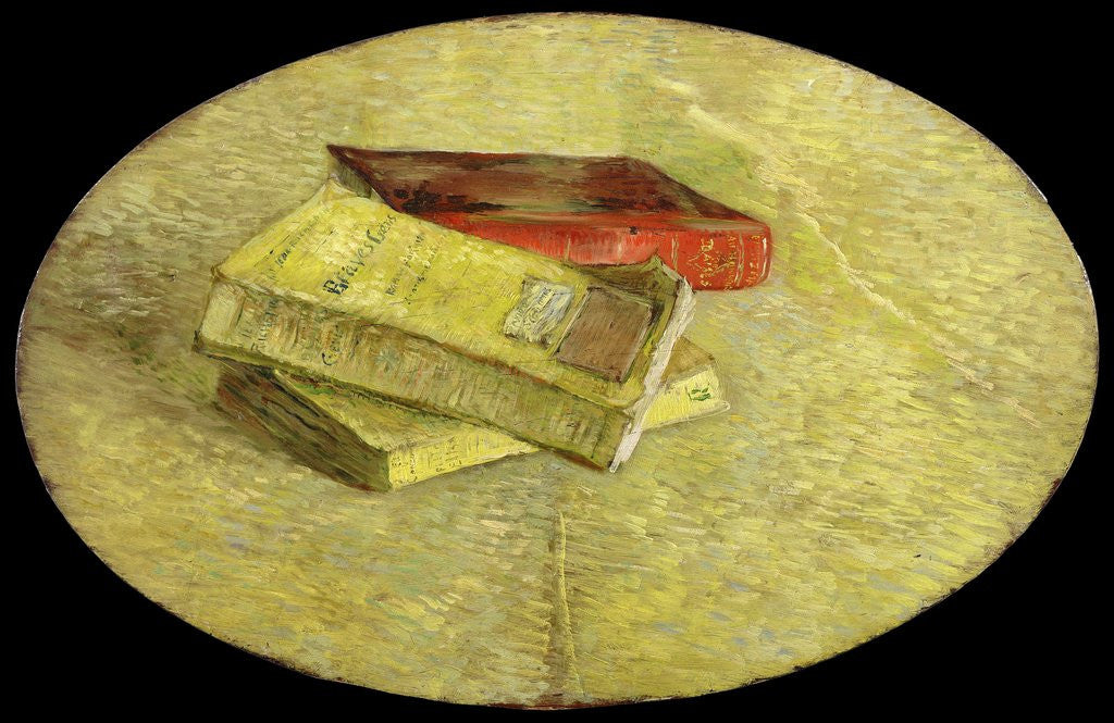 Detail of Three Books by Vincent Van Gogh