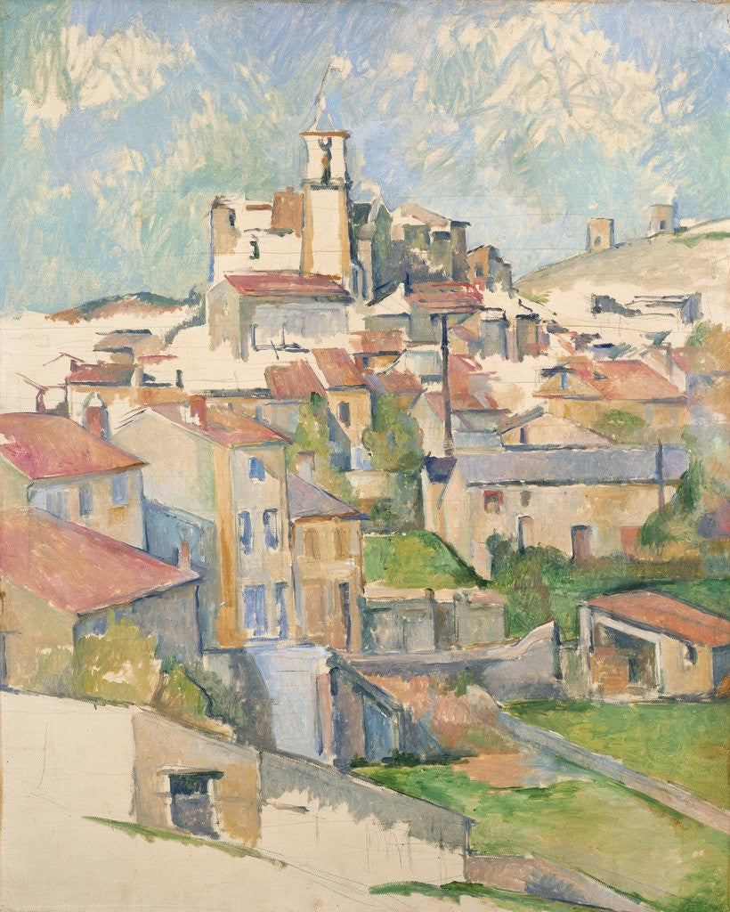 Detail of View of Gardanne by Paul Cezanne