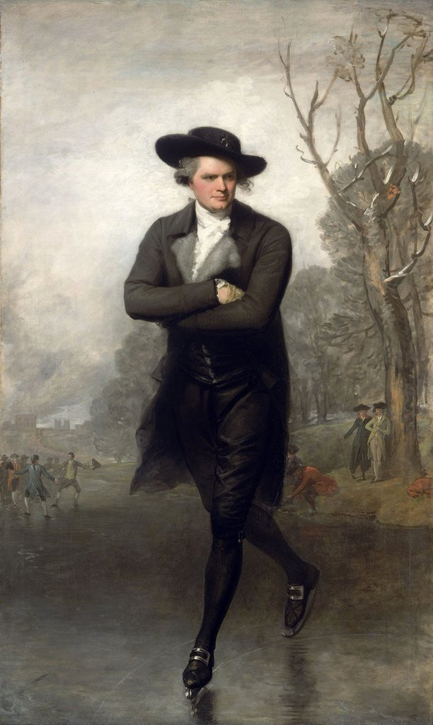 Detail of The Skater (Portrait of William Grant) by Gilbert Stuart