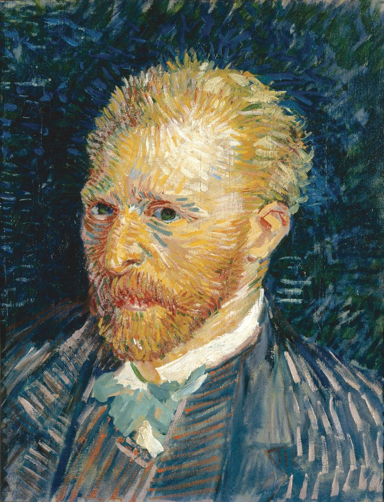 Detail of Portrait of the Artist by Vincent Van Gogh