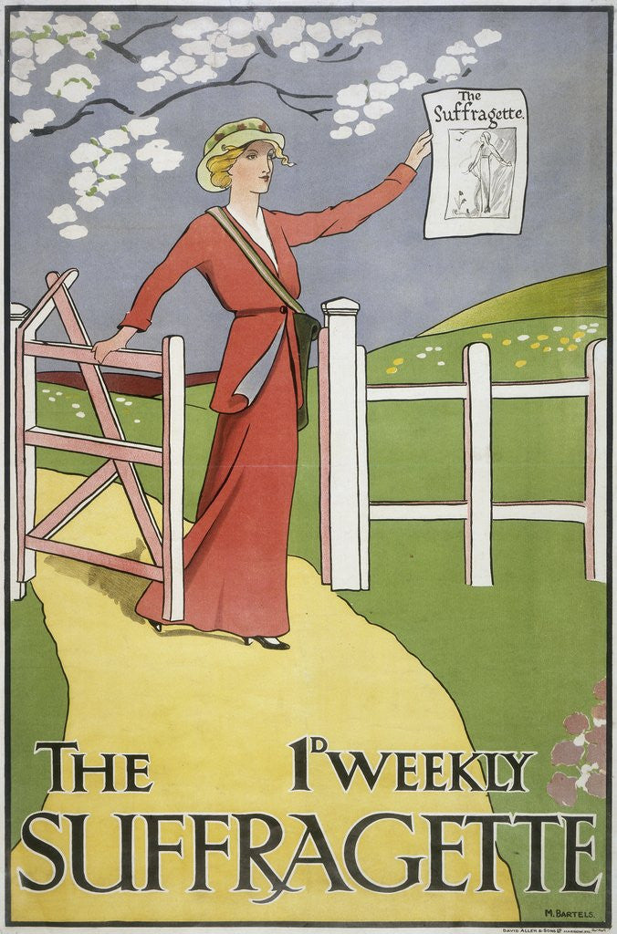 Detail of Poster for The Suffragette newspaper by Corbis