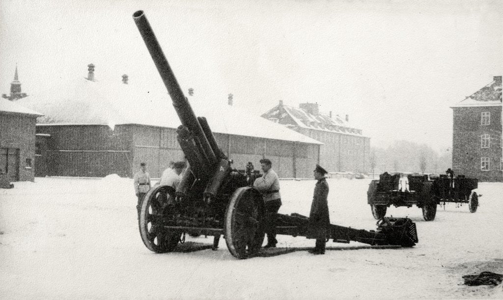 Detail of The 15 cm schwere Feldhaubitze by Corbis