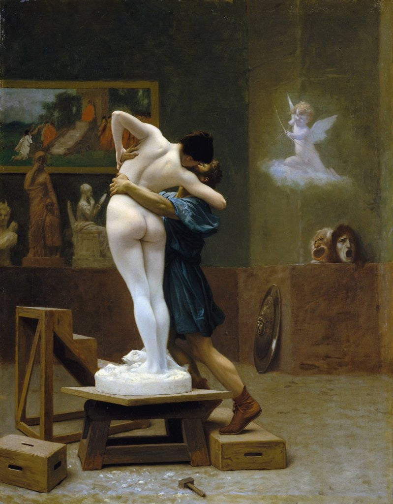 Detail of Pygmalion and Galatea by Jean-Leon Gerome