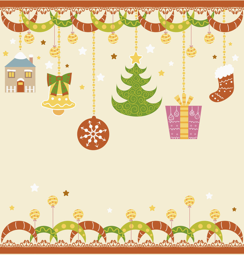 Detail of Christmas with decorations by Corbis