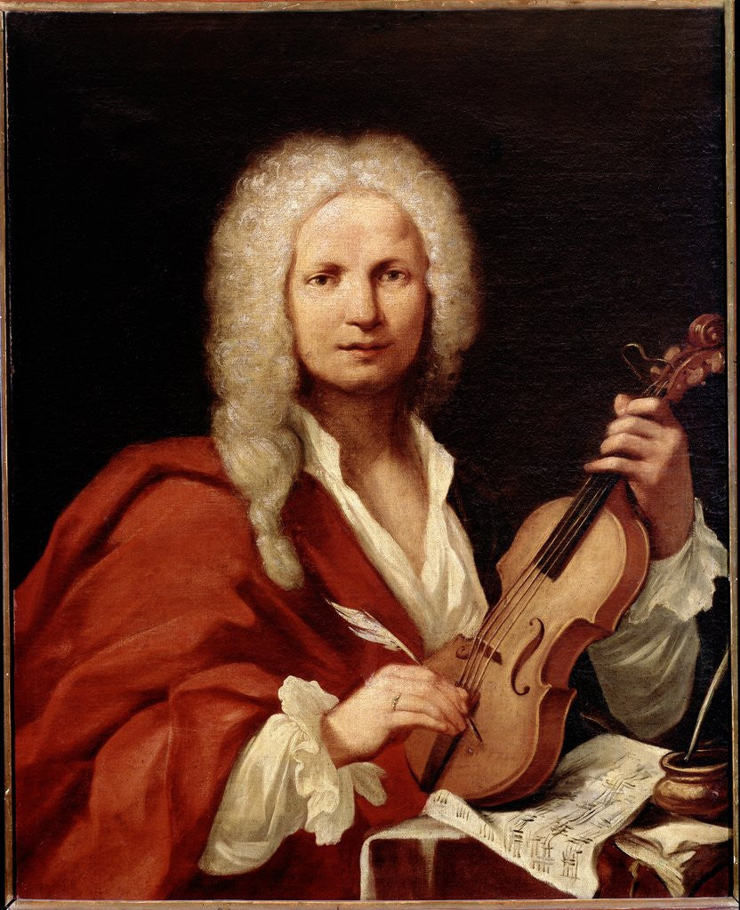 Detail of Portrait of Antonio Vivaldi by Corbis