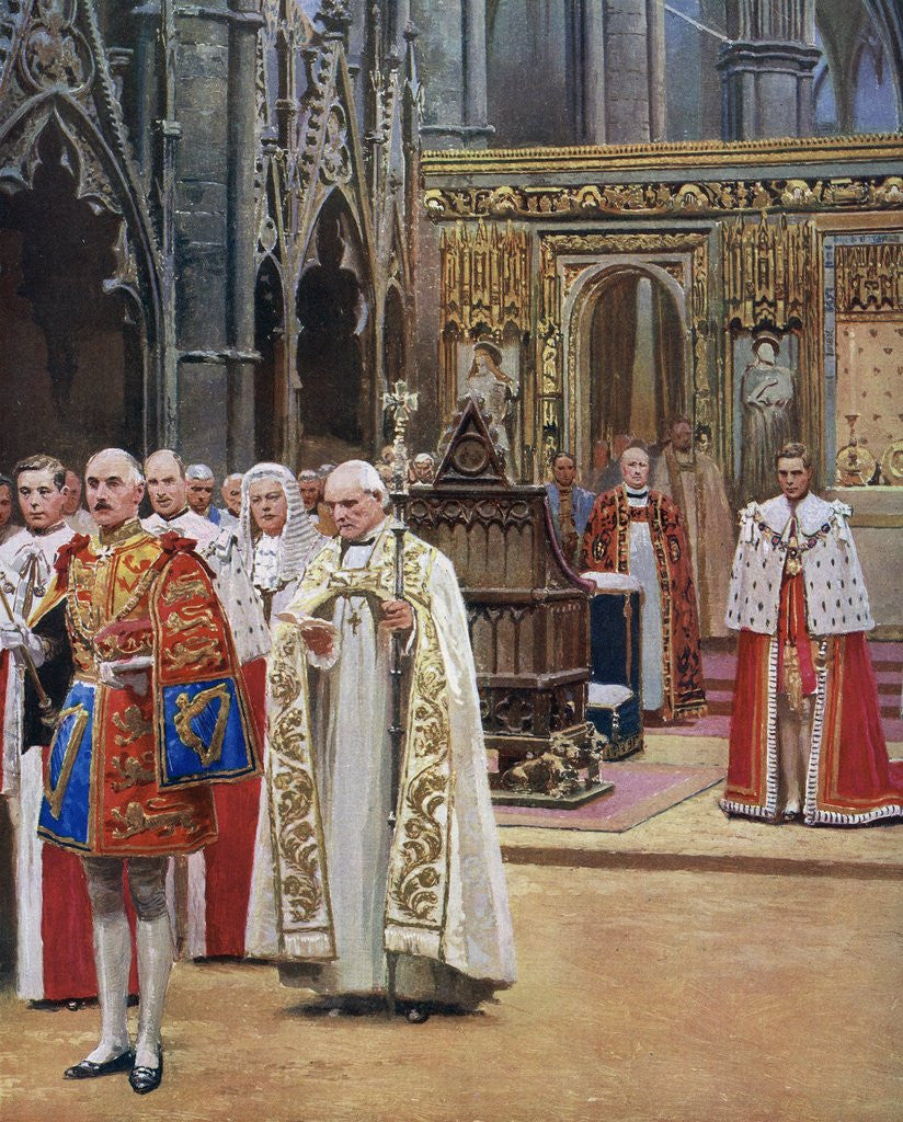 Detail of Scene from the Coronation of King George VI in 1937 by Corbis