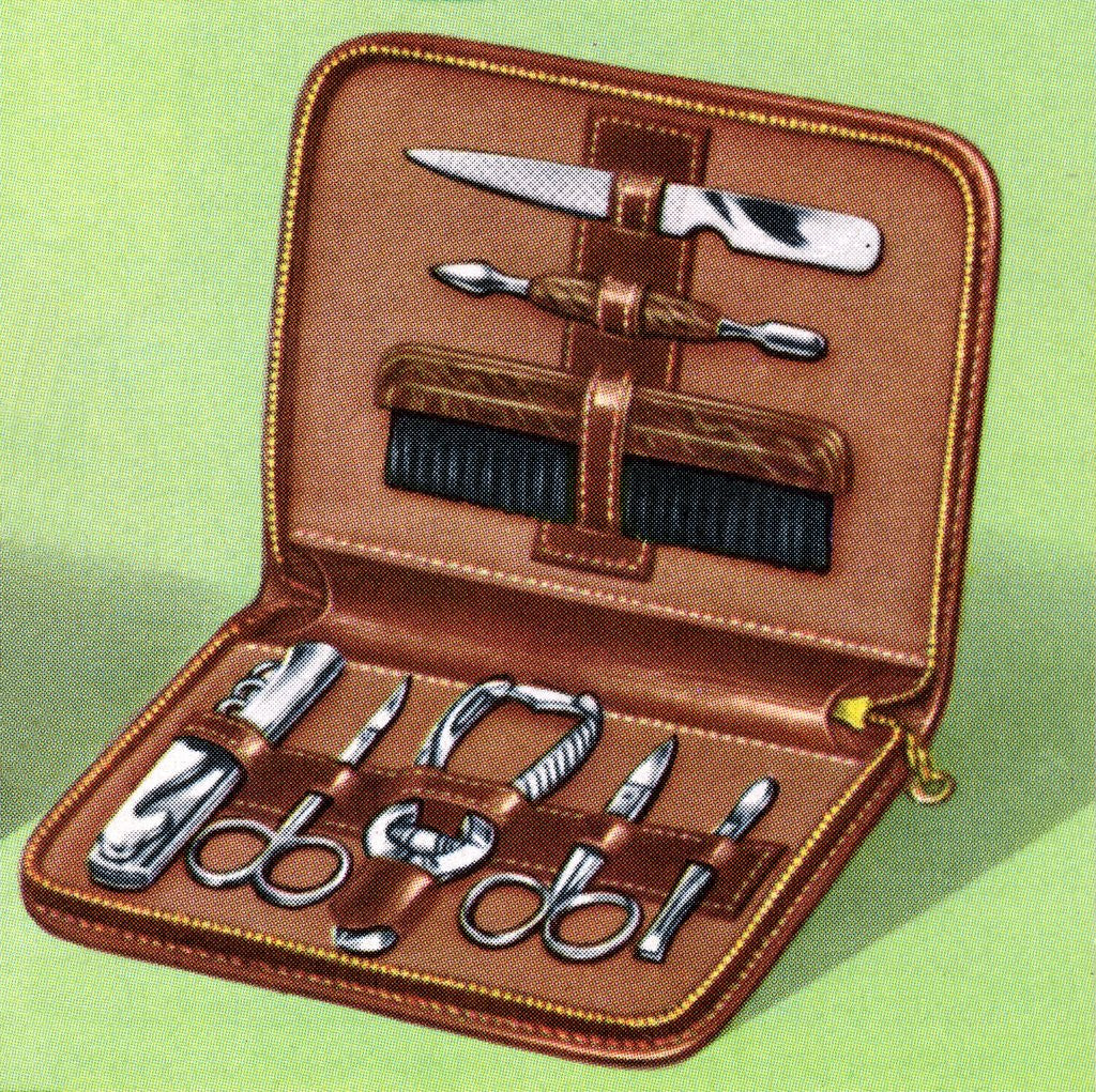 Vintage Men’s factory Manicure Set