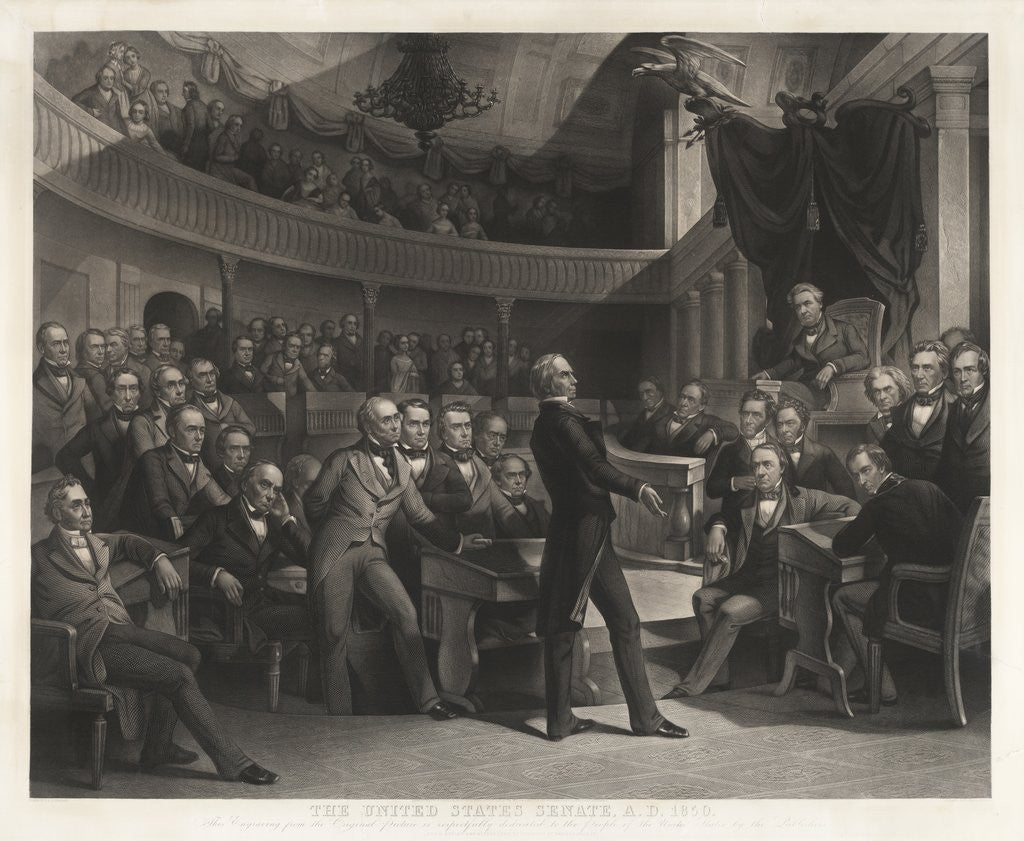 Detail of Senator Henry Clay speaking before the United States Senate by Corbis