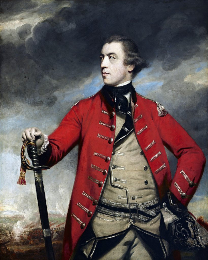 Detail of General John Burgoyne by Sir Joshua Reynolds