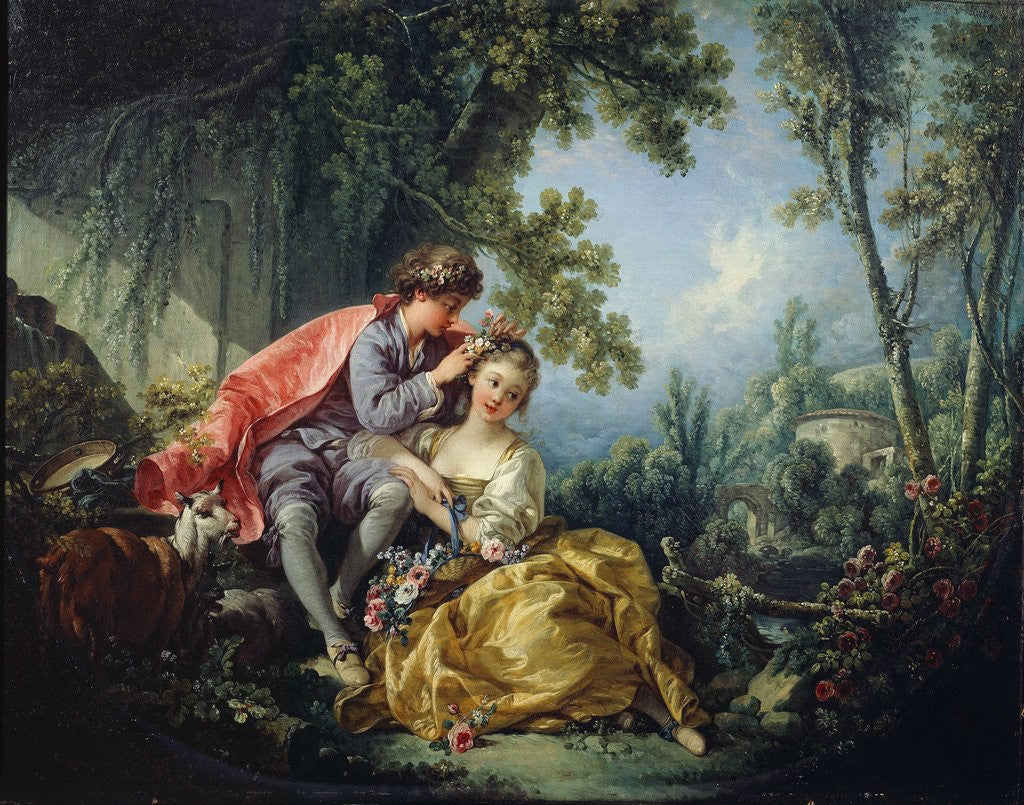 Detail of The Four Seasons: Spring by François Boucher