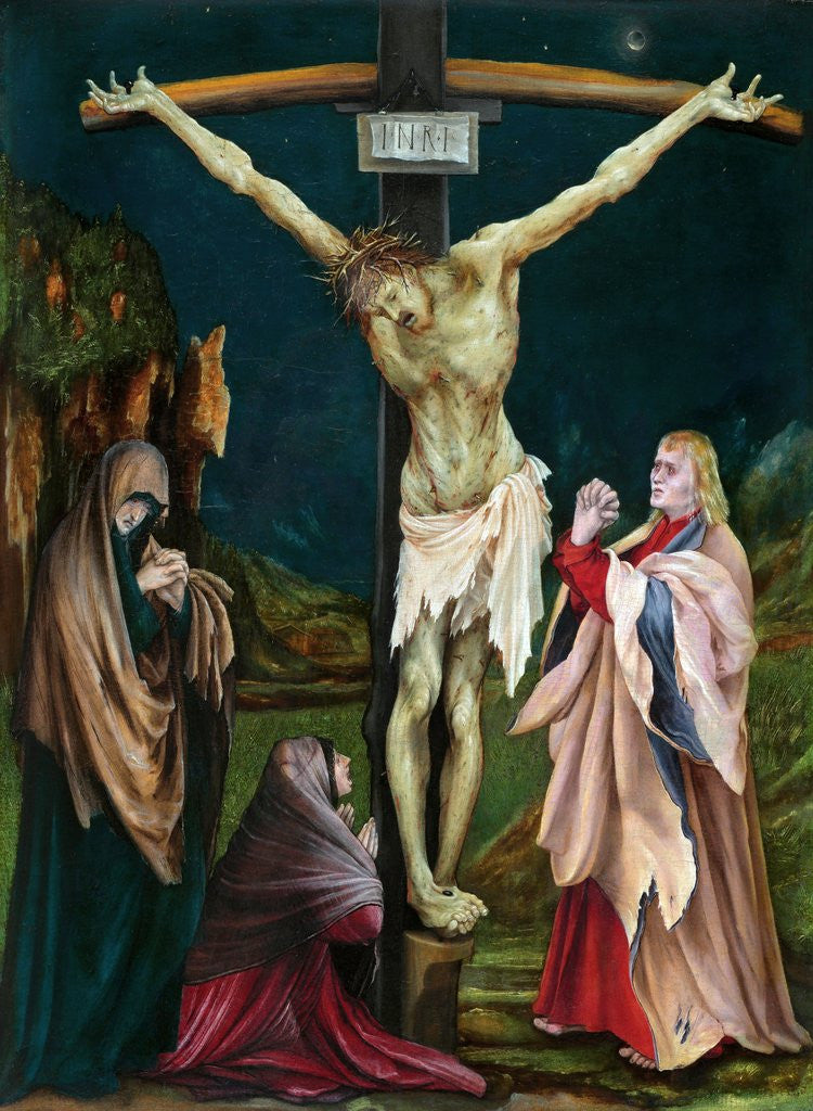 Detail of The Small Crucifixion by Matthias Grünewald