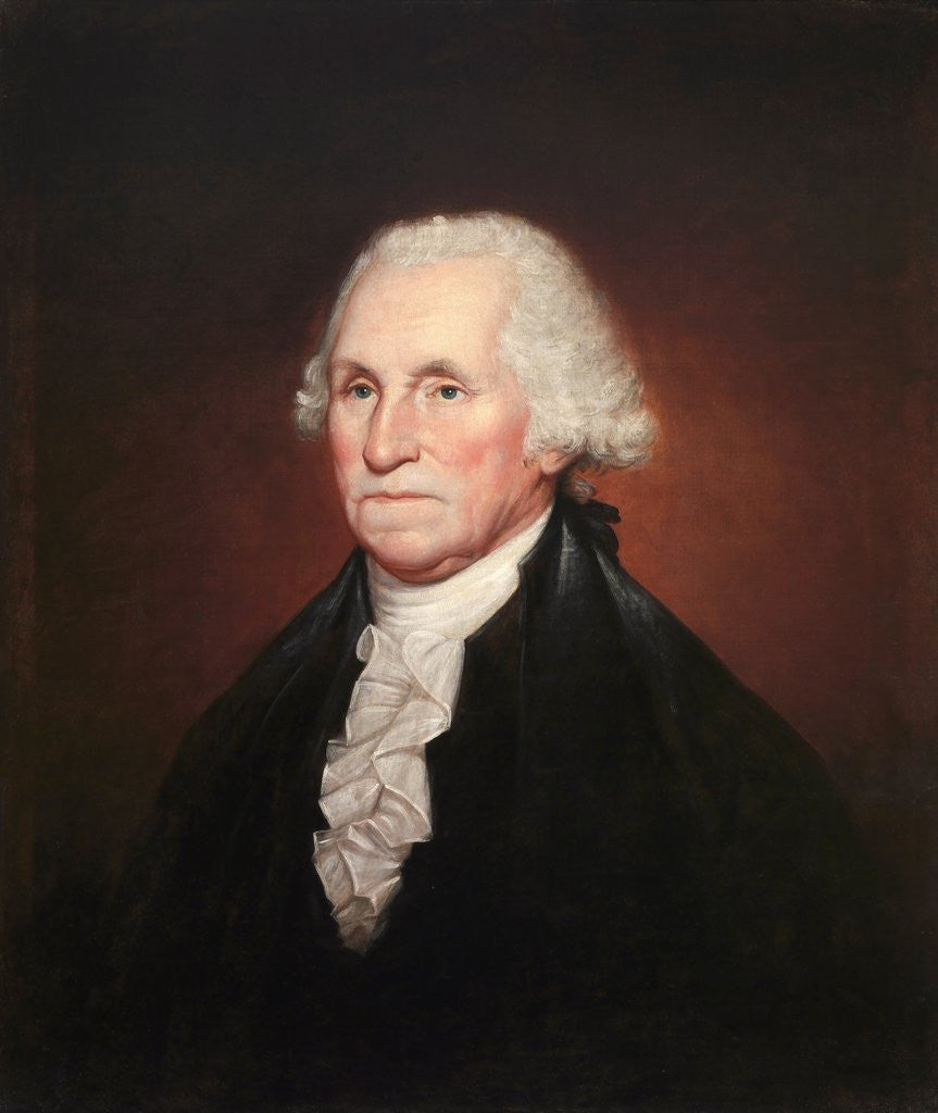 Detail of George Washington by Rembrandt Peale