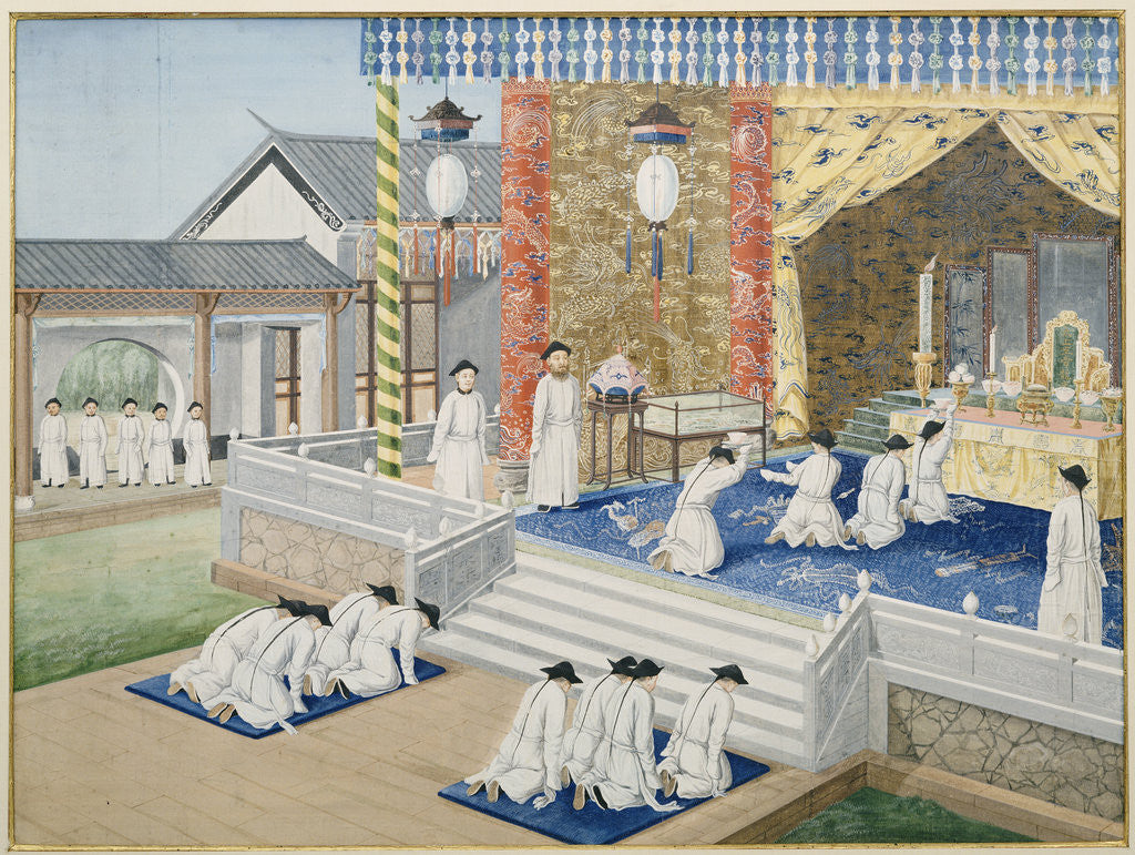 Detail of Scenes from Chinese Imperial Court Life by Corbis