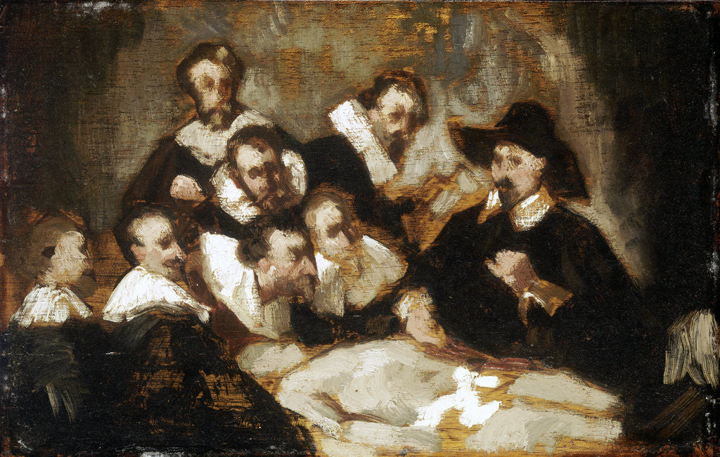 Detail of The Anatomy Lesson by Edouard Manet