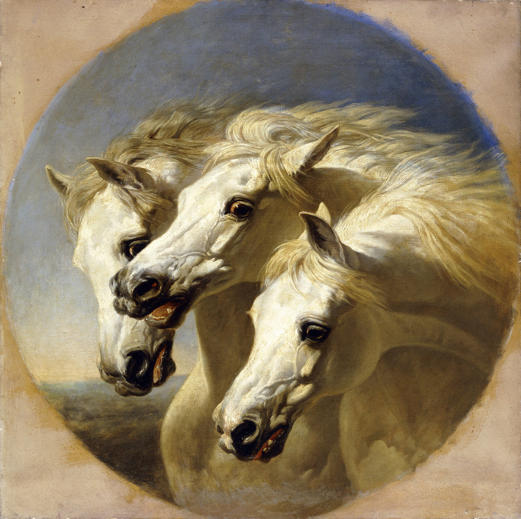 Detail of Pharaoh's Horses by John Frederick Herring Sr.