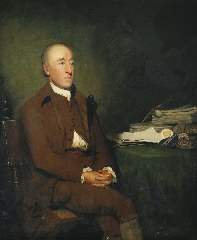 Detail of Portrait of Dr James Hutton by Henry Raeburn