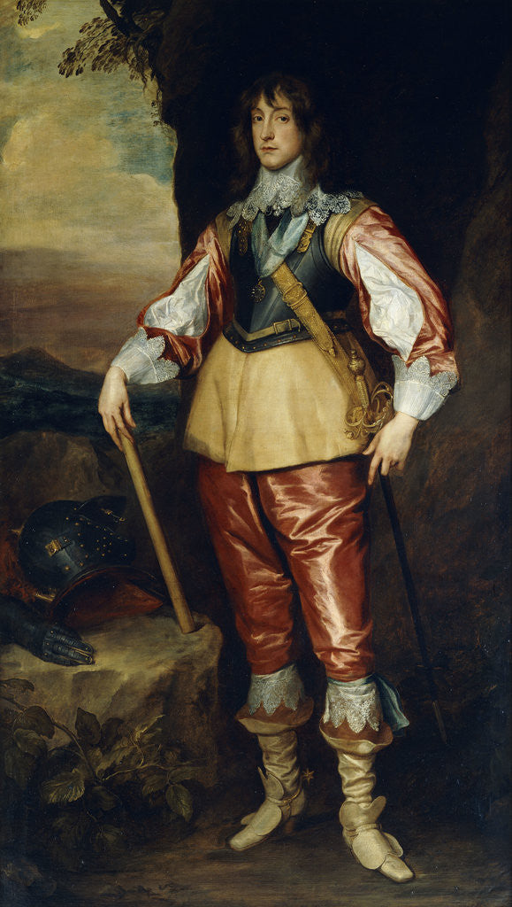 Detail of Portrait of Prince Charles Louis by Anthony van Dyck