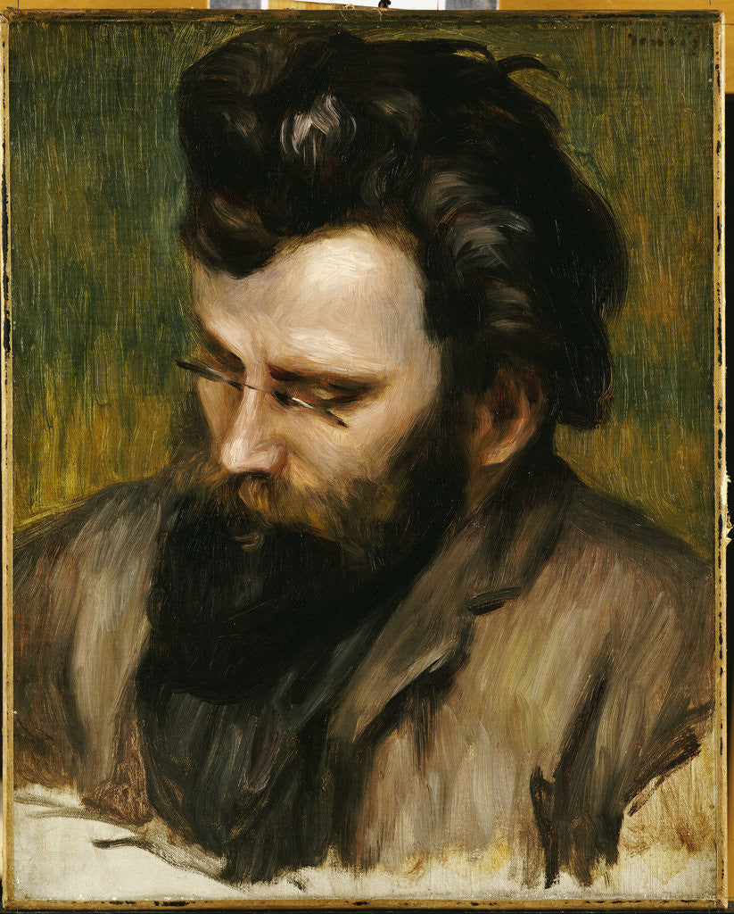 Detail of Portrait de Claude Terrasse by Pierre-Auguste Renoir