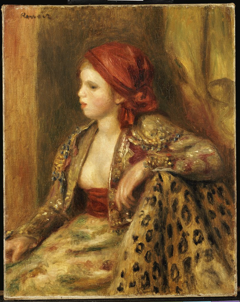 Detail of Odalisque by Pierre-Auguste Renoir