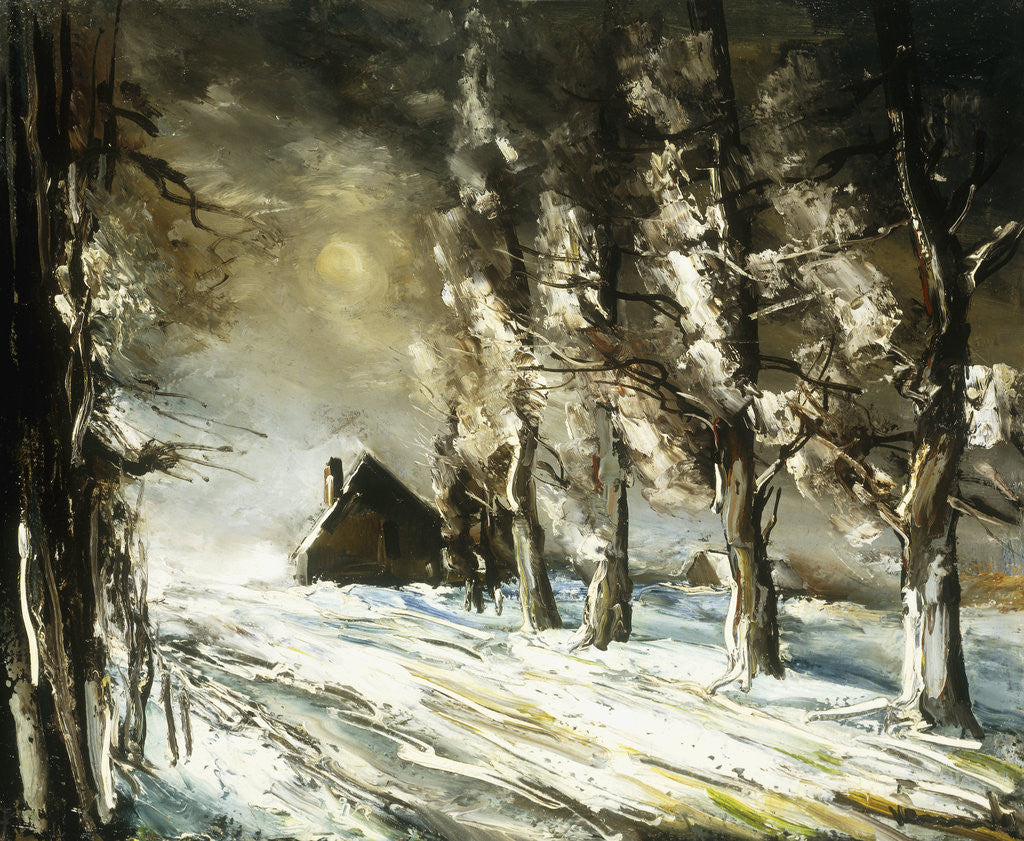 Detail of Winter Countryside by Maurice de Vlaminck