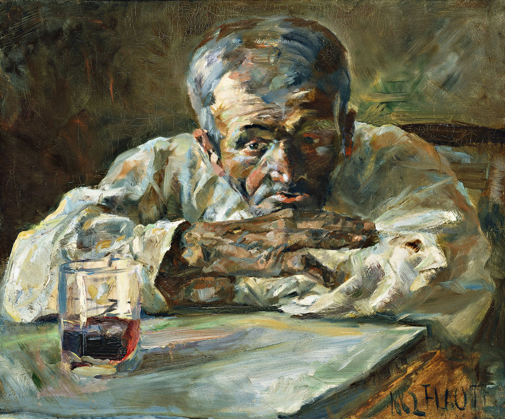 Detail of The Alcoholic, Father Mathias by Henri de Toulouse-Lautrec