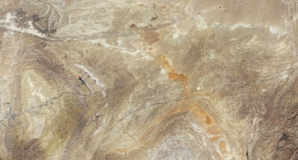 Detail of Great Divide Basin, Wyoming, USA by Corbis