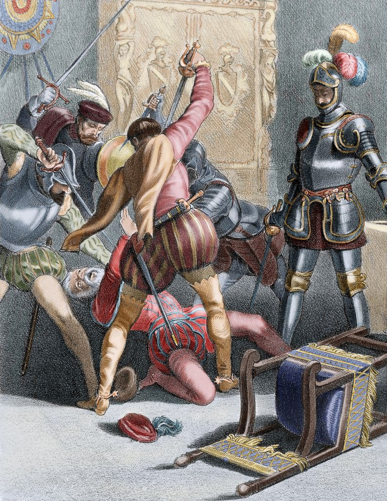 Detail of Murder of Francisco Pizarro by Corbis