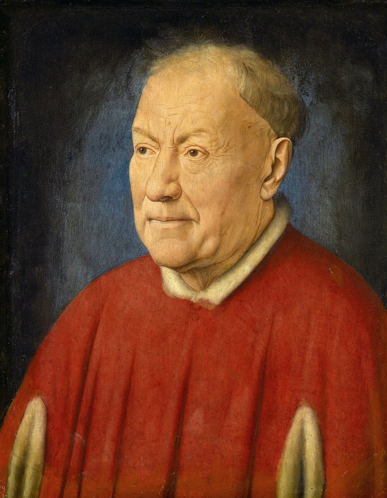 Detail of Cardinal NiccolÃ² Albergati by Jan van Eyck