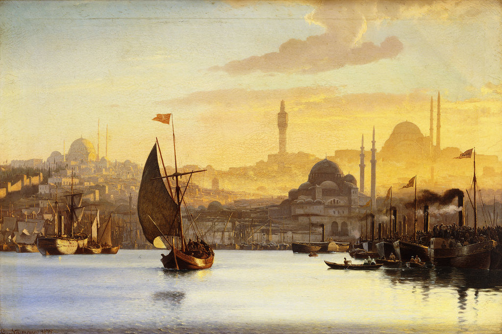 Detail of Constantinople by Carl Neumann