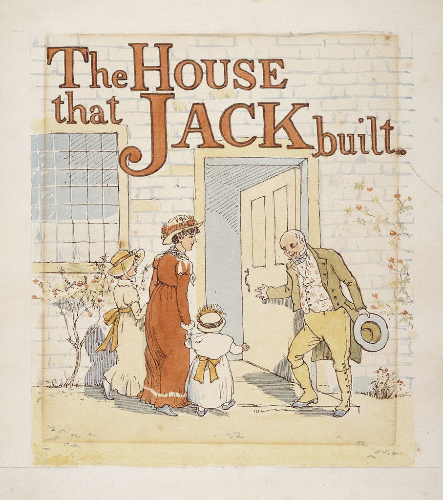 Detail of The House That Jack Built by Randolph Caldecott